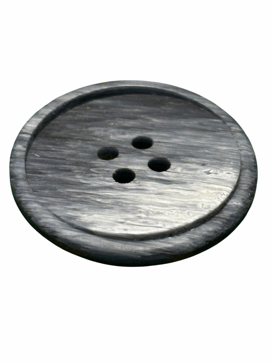 24mm 4 Hole Button - Navy Brushed