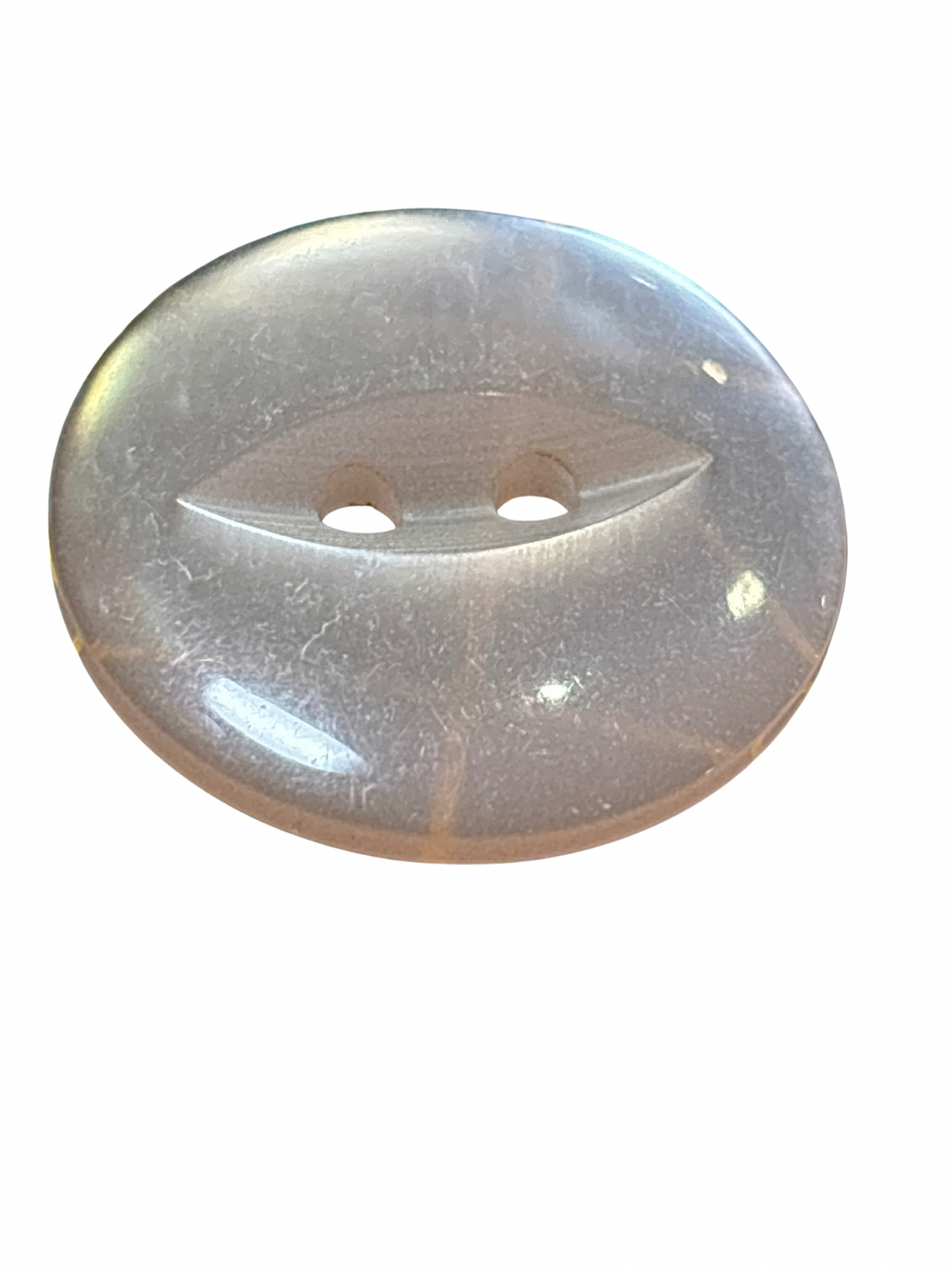 23mm Fisheye Button - Peach