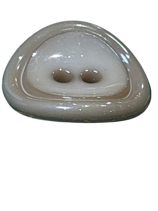 22mm 2 Hole Button - Khaki