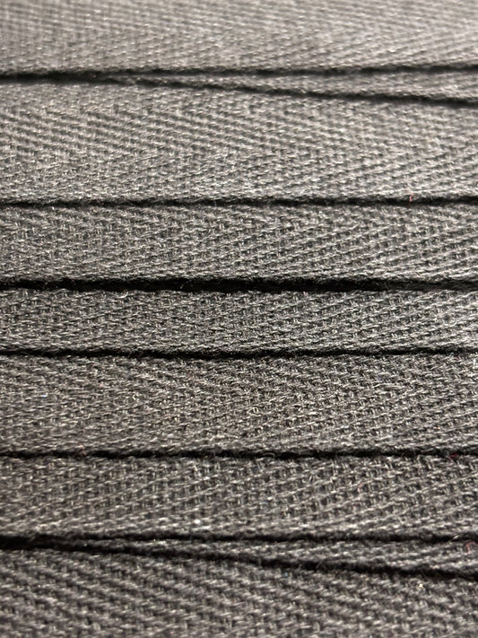 30mm Herringbone Tape - Black (Price Per Metre)