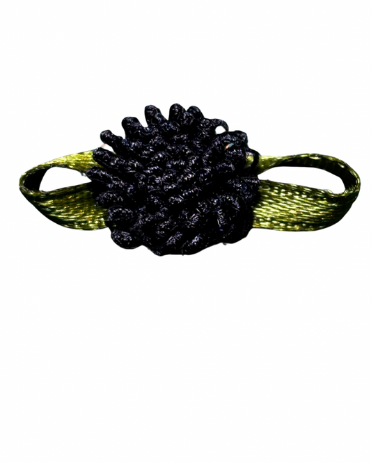 25mm x 12mm Floral Embellishment ( 3 colours)
