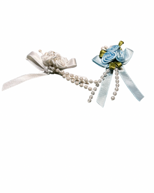 30x60mm Triple Rose Embellishment (2 Colours)