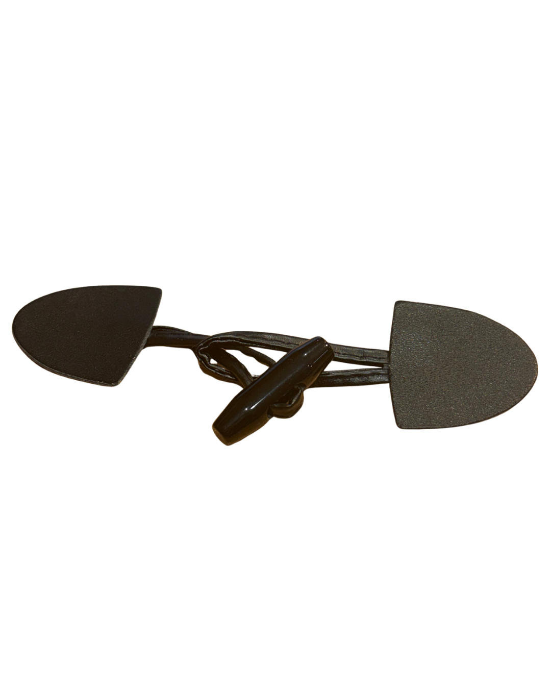 Faux Leather Coat Loops with Toggle