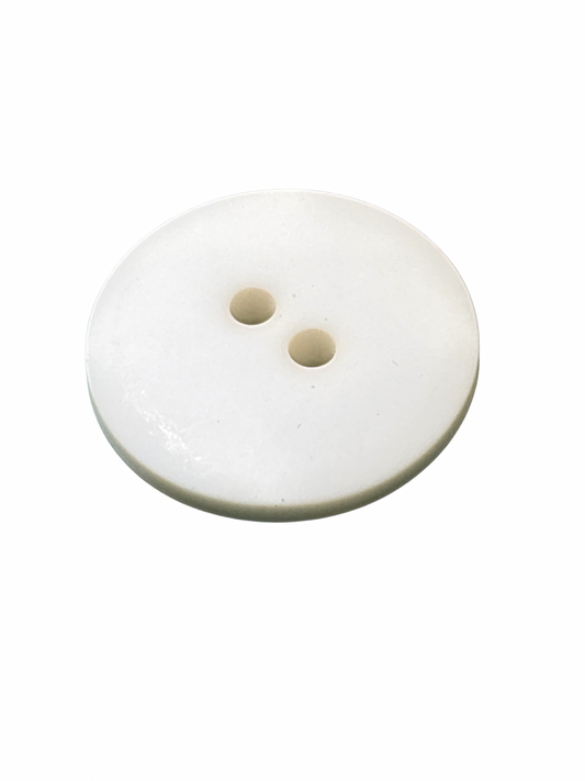 20mm 2 Hole Button - Ivory