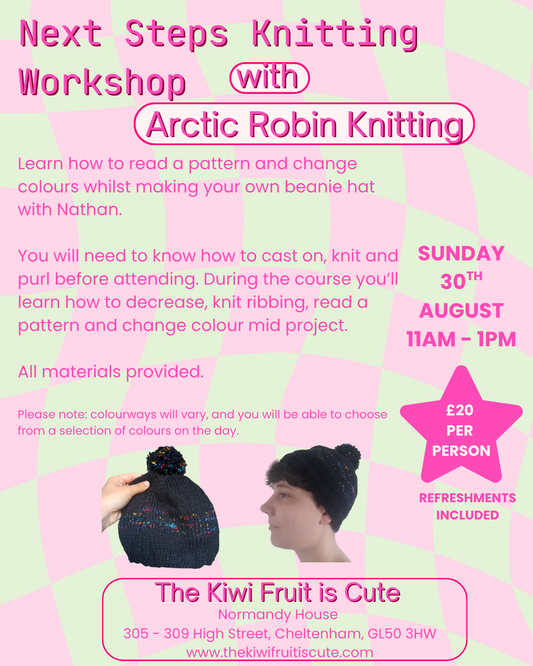Next Steps Knitting Class - Bobble Hat 30/08/2026