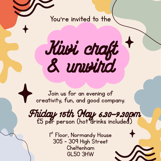 Kiwi Craft & Unwind Evening Social 15/05/2026