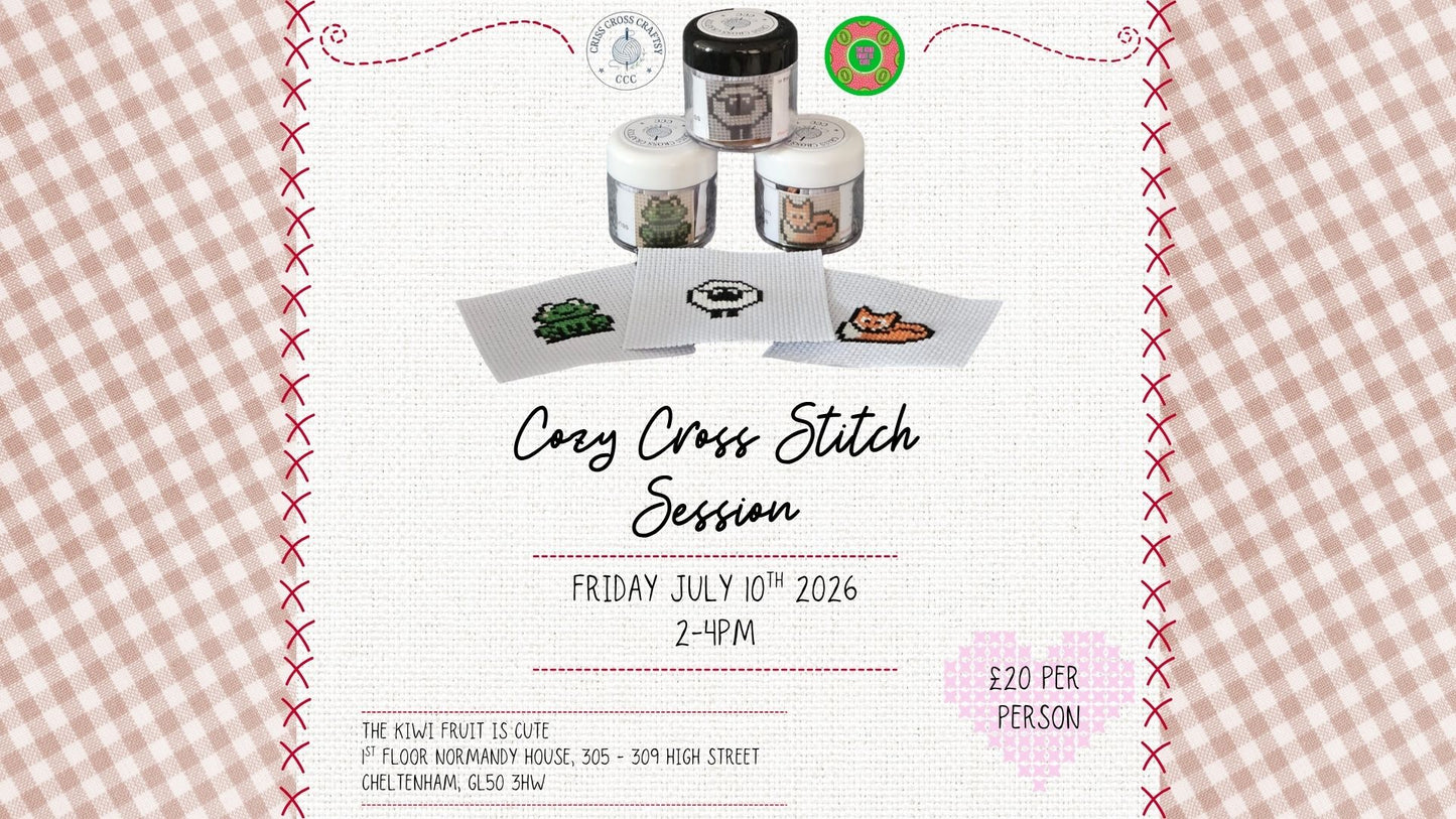 Cozy Cross Stitch Session 10/07/2026