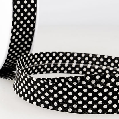 Stephanoise 20mm Polka Dot Bias Binding - Multiple Colours ( Price per 25cm)