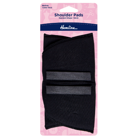 Standard Set In Shoulder Pads - 2 Colours, 4 Sizes