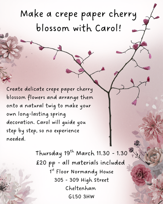Cherry Blossom Workshop 19/03/2026