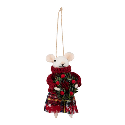 Trimits Needle Felting Kit - Trio Tartan Mice