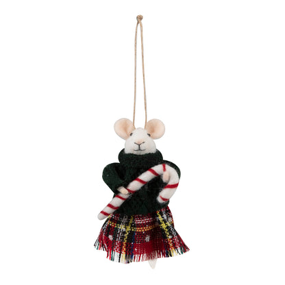 Trimits Needle Felting Kit - Trio Tartan Mice
