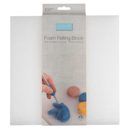 Trimits Needle Felting Foam Block - 25.5x25.5cm