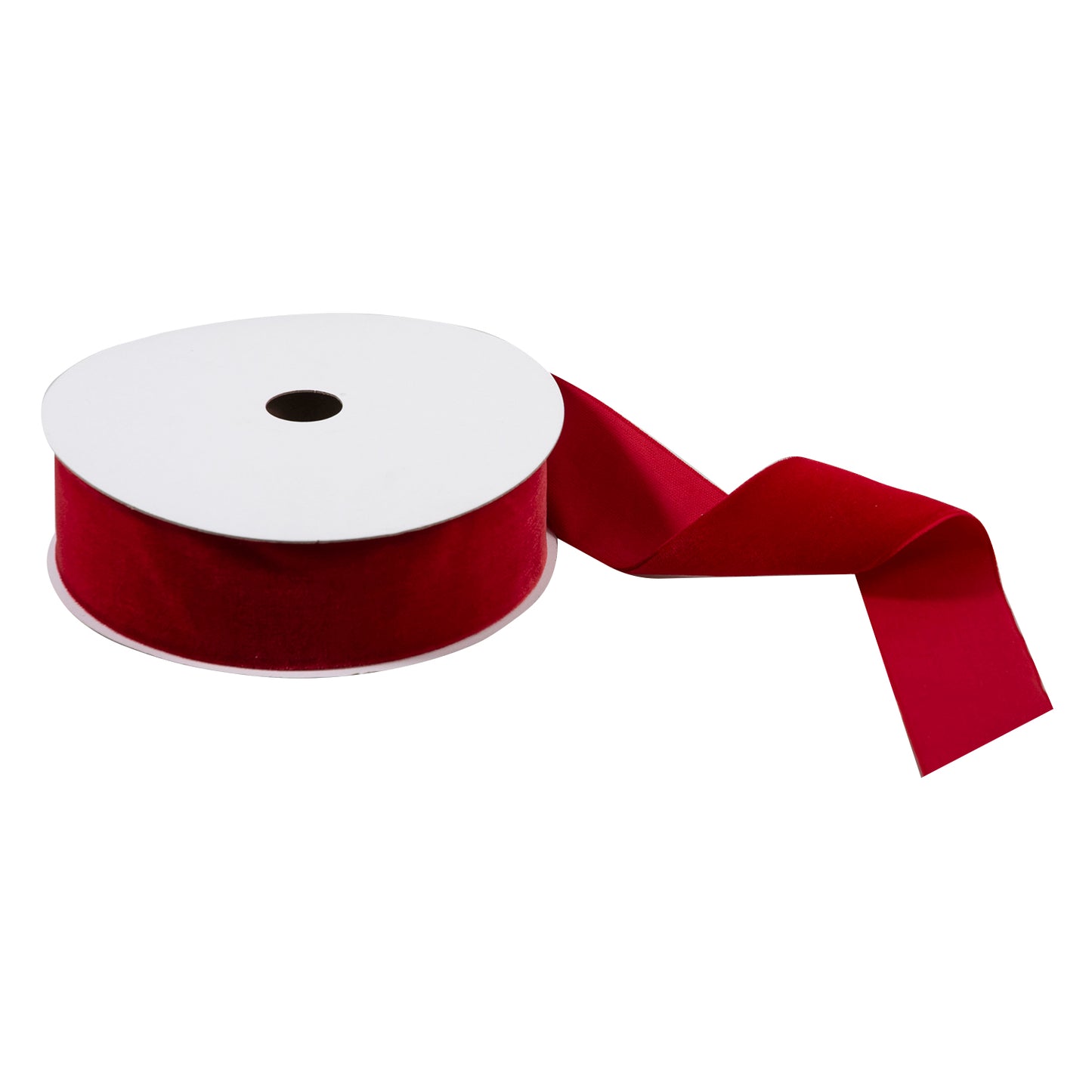 Trimits Red Velvet Ribbon - Multiple Widths (Price per 25cm)