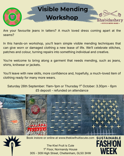 Visible Mending Workshop (Multiple Dates)