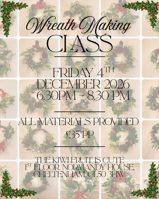 Christmas Wreath Making Workshop - 04/12/2026