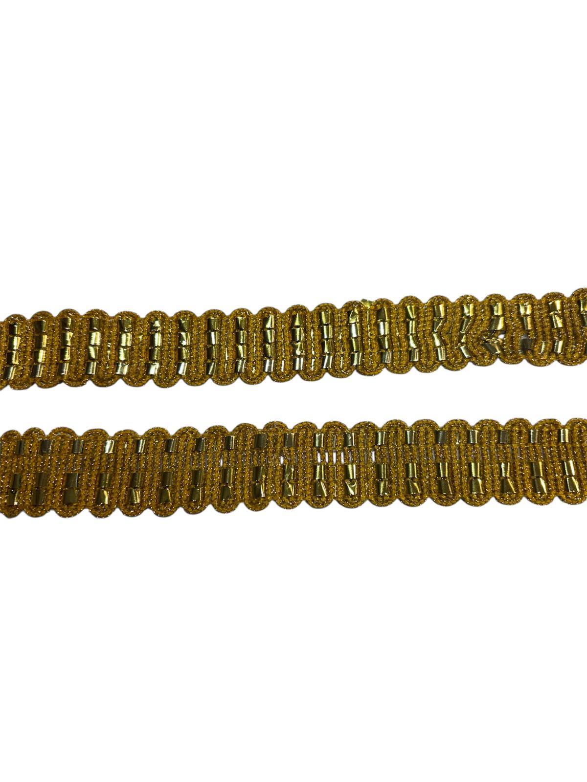 23mm Gold Lurex Foil Braid (Price per 25cm)