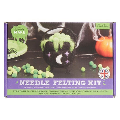 Needle Felting Kit - Halloween Cauldron