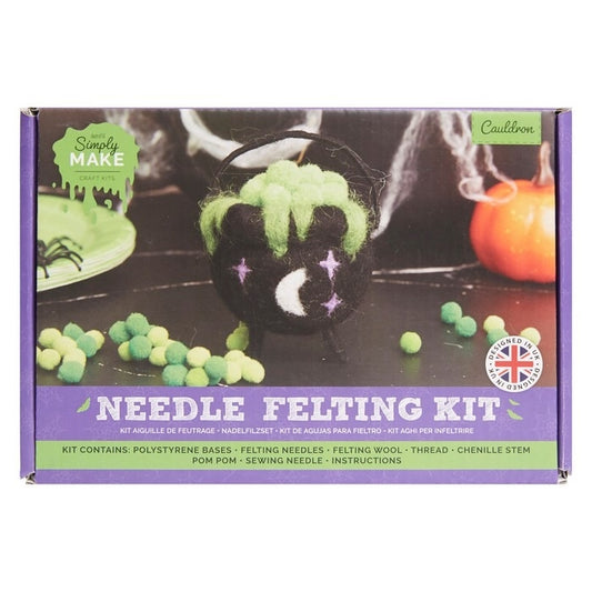 Needle Felting Kit - Halloween Cauldron