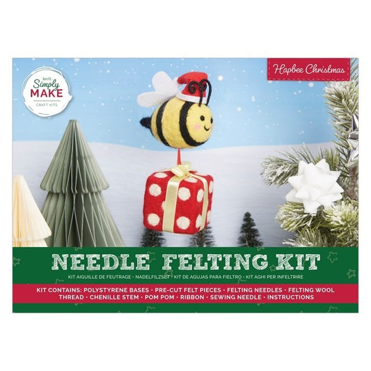 Christmas Needle Felting Kit - Bee