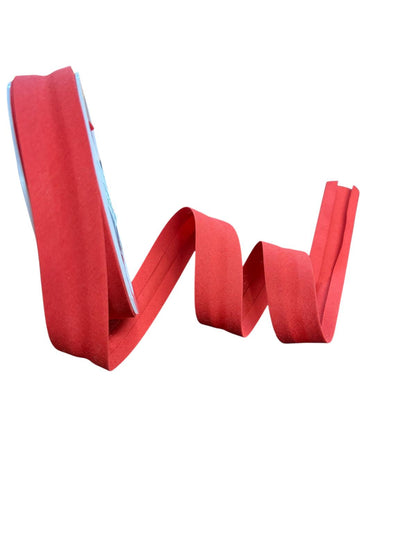 25mm Plain Bias Bindings (COTTON & POLYCOTTON - SEE ITEM DESCRIPTION) - Multiple Colours (Price per 25cm)