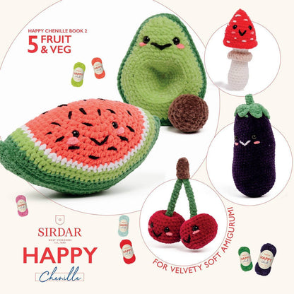 Sirdar Happy Chenille Amigurumi Pattern Book