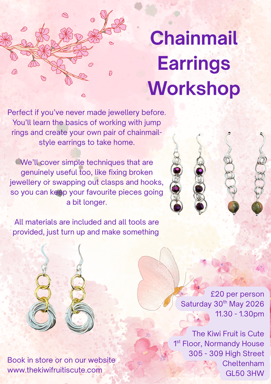 Chainmail Earrings Workshop 30/05/2026