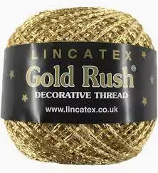 Gold Rush Decorative Thread - Gold & Silver