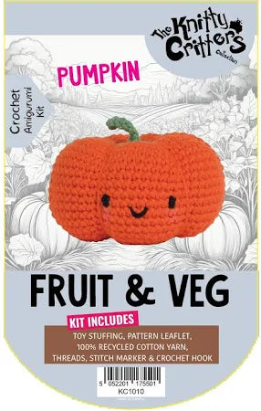 Crochet Amigurumi Kit - Pumpkin