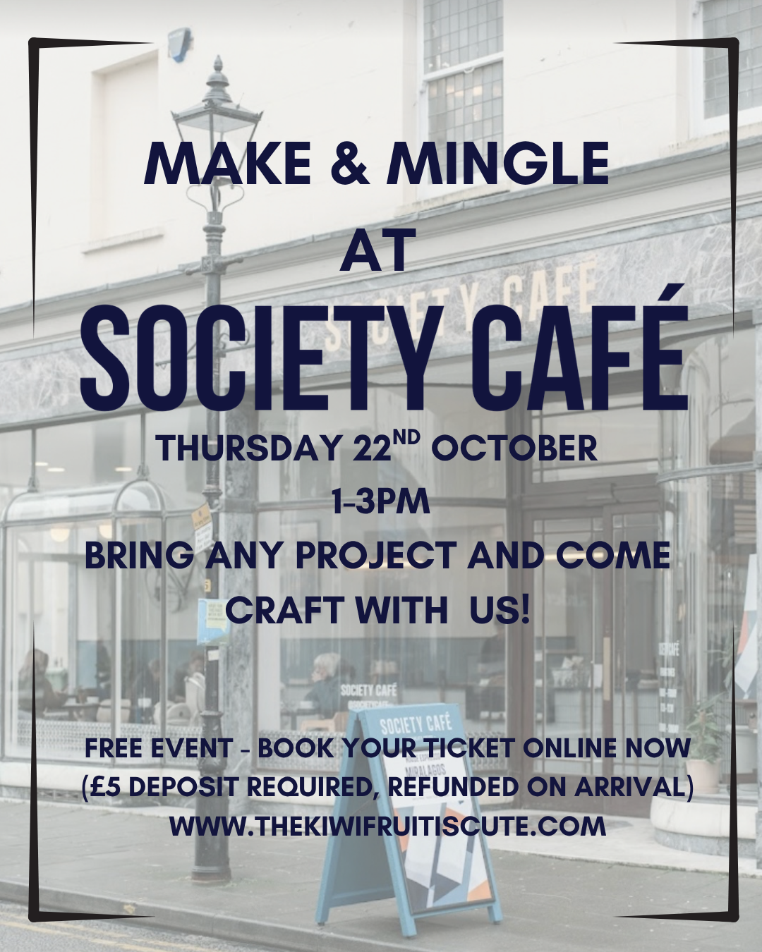 Society Cafe Accessible Make & Mingle - 22/10/2026