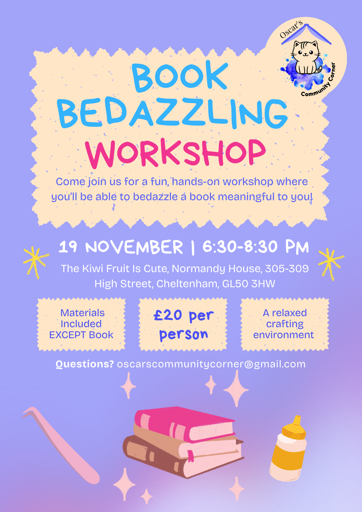 Book Bedazzling Workshop - 19/11/2026